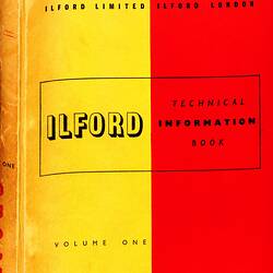 Data Book - Ilford, 'Technical Information Book', Volume One, 1958