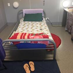 Digital Photograph - Bedroom at New Lorengau Camp, Manus Island, circa 2016