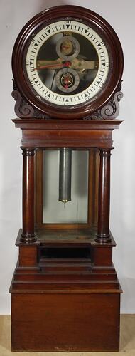 Wooden clock.