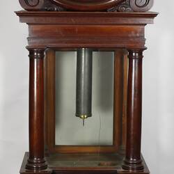 Wooden clock.