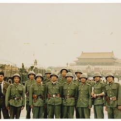 Photograph - Soldiers, Tiananmen Square, Beijing, People's Republic of China, 5 Jun 1989