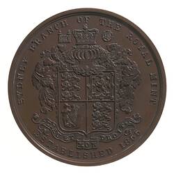 Medal - Sydney Mint, Royal Mint, Sydney, Australia, 1855-1901