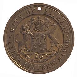 Medal - Diamond Jubilee of Queen Victoria, City of Fitzroy, Australia, 1897