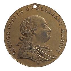 Medal - George Coppin, Victoria, post 1906