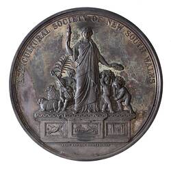 Medal - Agricultural Society of New South Wales, Practice with Science, Australia, 1878