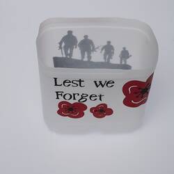 Candle Lantern - Walking Soldiers, Anzac Day Light up the Dawn Service, 25 April 2020