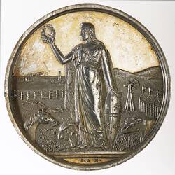 Medal - Royal Agricultural Society of Victoria Silver Prize, c. 1900 AD