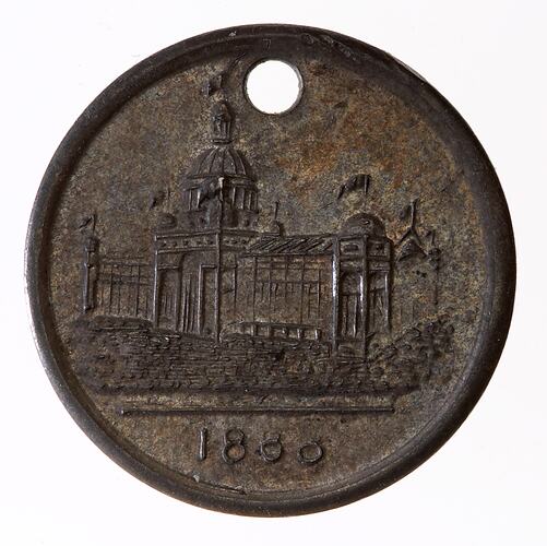 Medal - Melbourne Centennial International Exhibition Commemorative, 1888 AD