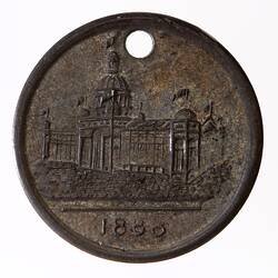 Medal - Melbourne Centennial International Exhibition Commemorative, 1888 AD