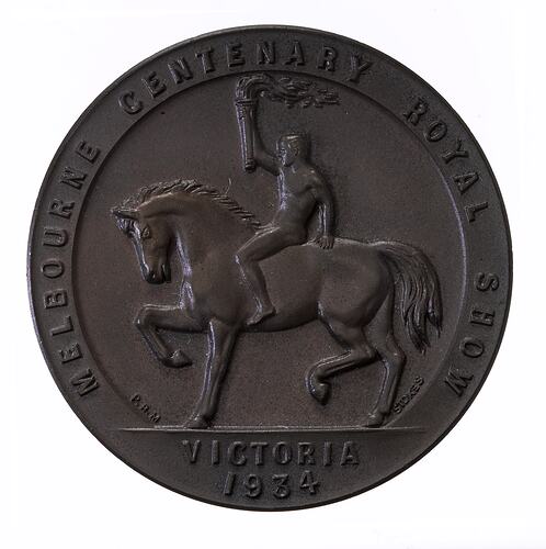 Medal - Melbourne Centenary Royal Show, Australia, 1934