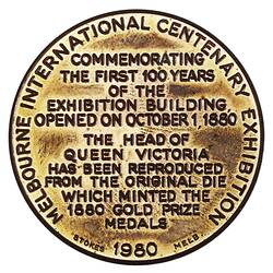 Medal - Melbourne International Exhibition Centenary, 1980 AD