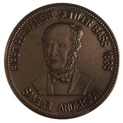 Medal - Sesquicentenary of Victoria, Shire of Bass, Victoria, Australia, 1985