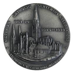 Medal - Victorian Catholic Centenary Celebrations, 1939 AD