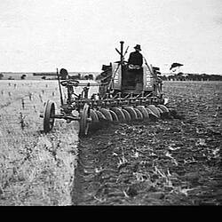 Photograph - H.V. McKay Massey Harris, Farm Equipment Manufacture & Field Trials, Mount Duneed, via Geelong, Victoria, Apr 1930