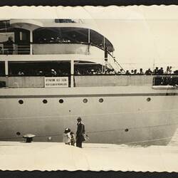 Digital Photograph - SS Australia, Port of Messina, Italy 1960