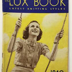 Knitting Book - The Lux Book, Sungravure, 1940