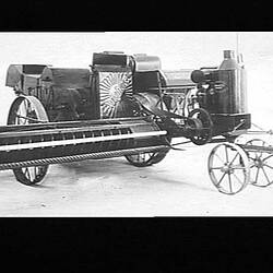Photograph - H.V. McKay Pty Ltd, Rice Header Fitted with 2 Cylinder A.C. Engine, Australia, Jun 1927
