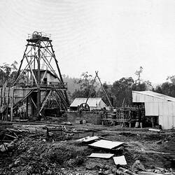 Negative - Gold Mine, Diamond Creek, Victoria, circa 1905