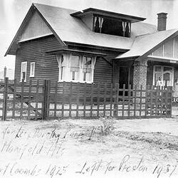Negative - Manifold Heights, Geelong, Victoria, 1925