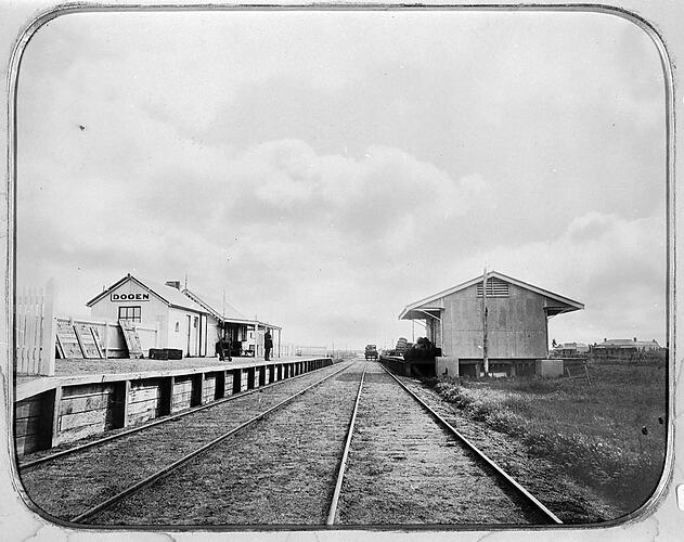 Dooen Railway Station, 1885.
