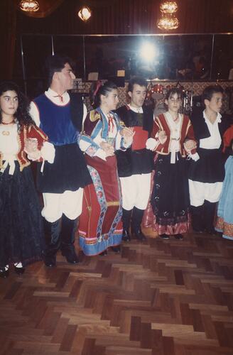 Iole Crovetti Marino, Sardinian Youth Folk Dance Demonstration, Sardinian Cultural Association, Fitzroy, circa 1983::