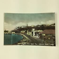 HT 54761, Postcard - Post Office Bay, Steamer Point, Aden, 1967 (MIGRATION), Document, Registered