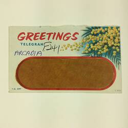 Envelope - Telegram, SS Arcadia, 1967