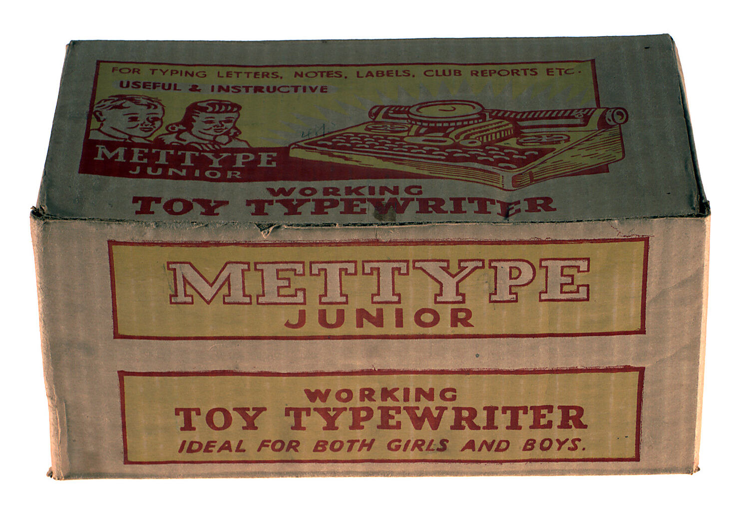 Toy Typewriter - Mettoy, Mettype Junior, circa 1955