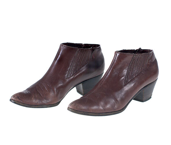 Pair of Boots - Brown Leather
