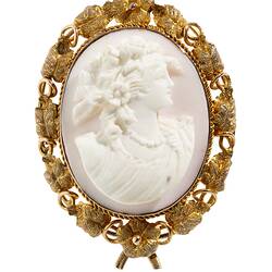 Brooch - Hardstone Cameo, Melbourne, Victoria, circa 1880