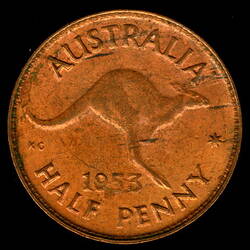 Australia, 1/2 Penny, Obverse