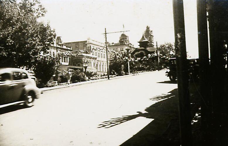 Negative - Street Scene, Ballarat, 1938