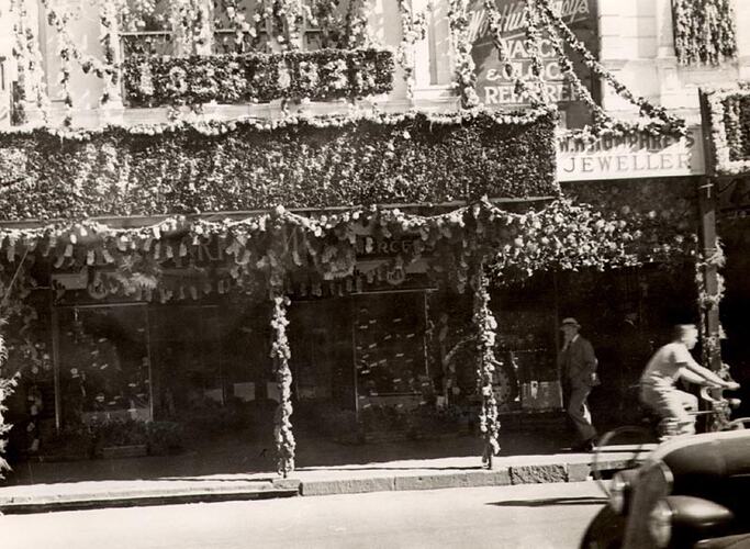 Photograph - Decorated Building, Ballarat, 1938