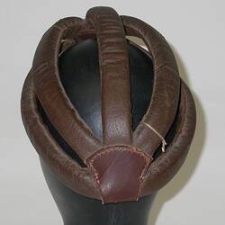 Helmet - Bicycle, Brown Leather - SH890099