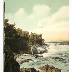 Postcard - Thunder Point, Warrnambool, 1906