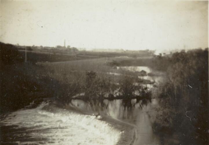 Digital Photograph - View of Falls, Yarra River, 1940-1949