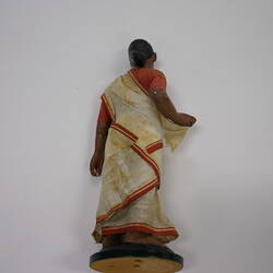 Indian Figure - Hindu Ayah, Clay, circa 1866