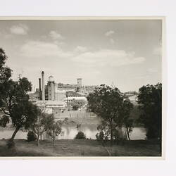 Photograph - Exterior View of Factory across Yarra River, Kodak, Abbotsford, about 1930s