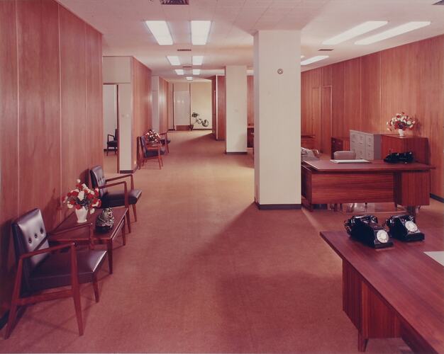 Photograph - Kodak (Australasia) Pty. Ltd., Coburg Plant, Administration Building Executive Suite, circa 1965