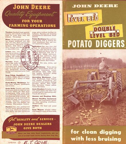 John Deere Potato Diggers