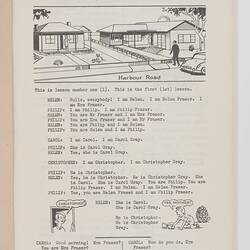 Booklet - ABC, Learning English Lesson Book A, Radio & Correspondence Course, 1968