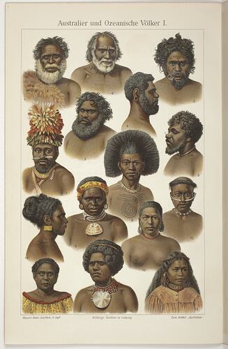 Chromolithograph - Australian Peoples