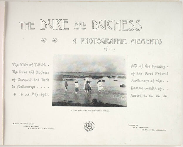Booklet - The Duke and Duchess, May 1901
