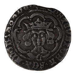 Coin - Groat, Henry VI, England, 1470-1471 (Obverse)