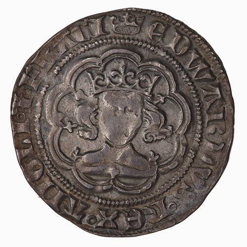 Coin - Halfgroat, Edward IV, England, 1464-1470 (Obverse)