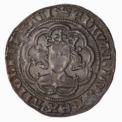 Coin - Halfgroat, Edward IV, England, 1464-1470 (Obverse)