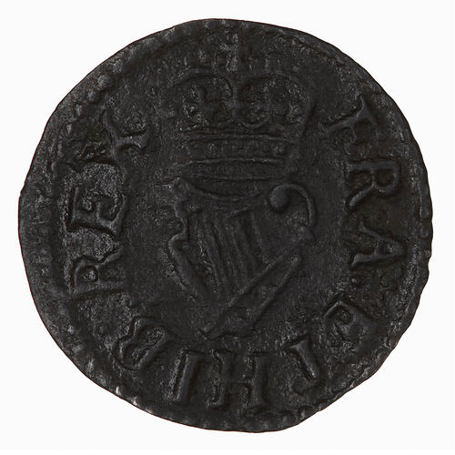 Token - Royal Farthing, Charles I, Great Britain, 1625-1634 (Reverse)
