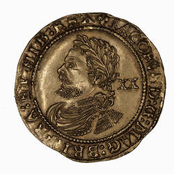 Coin - Laurel, James I, England, Great Britain, 1623-1624 (Obverse)