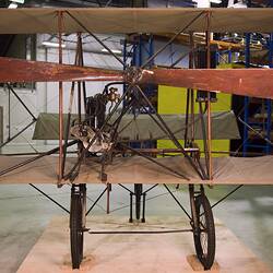 Duigan Biplane - front view