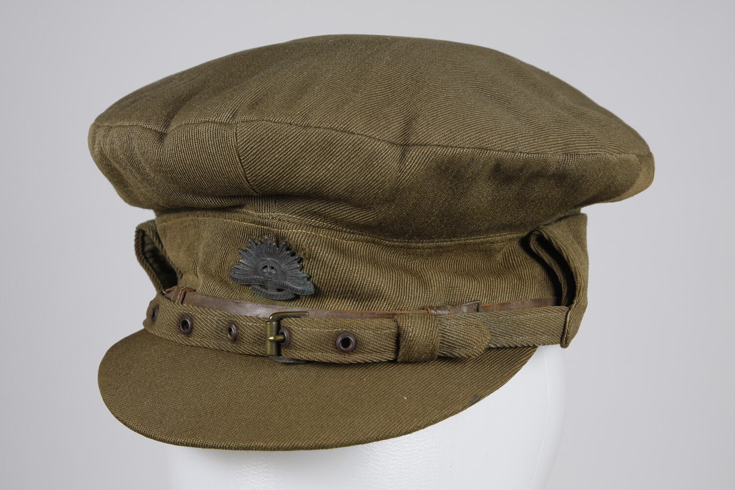 Cap Uniform, Lieutenant E.J. Gaynor, Australian Army, World War I, 1917